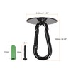 sourcing map Ceiling Hooks Snap Hook Wall Mounted 40x52mm Iron