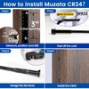 Muzata 20 Pack 1/8" Black Invisible Cable Railing Stemball Swage