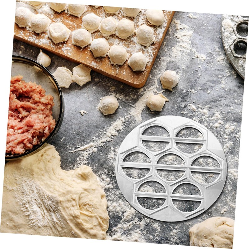 iplusmile 2pcs Dumpling Maker Aluminum Dumpling Mold for Ravioli Wontons