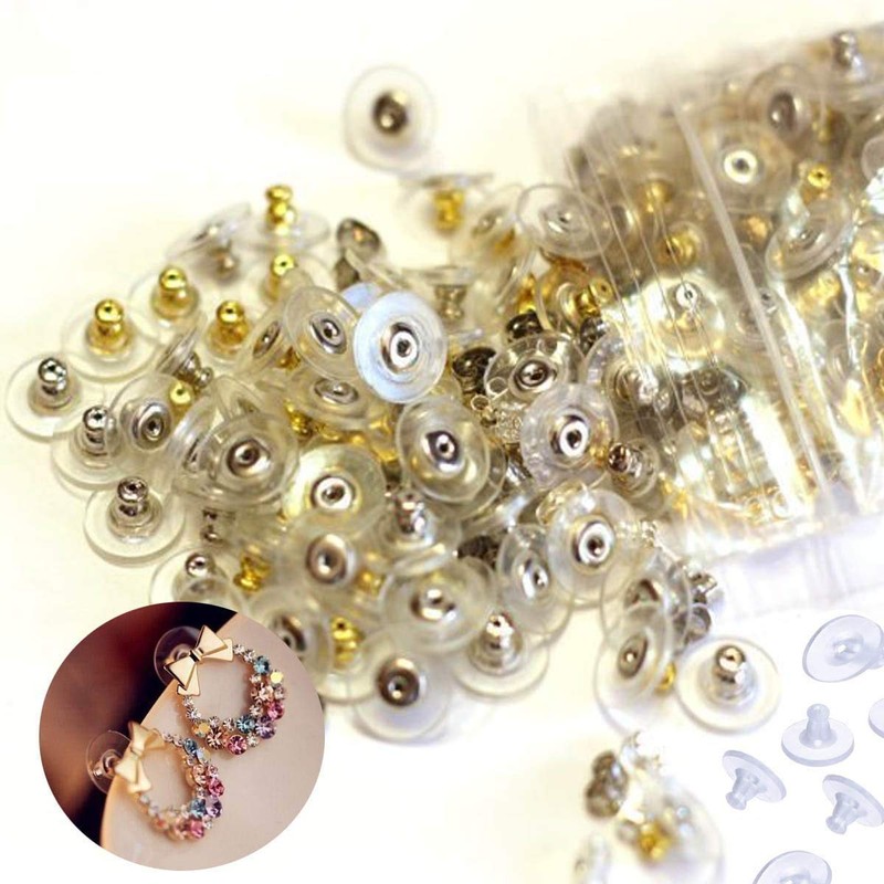 Earring Backs, 300PCS Back for Earrings, Earring Stoppers for Fish