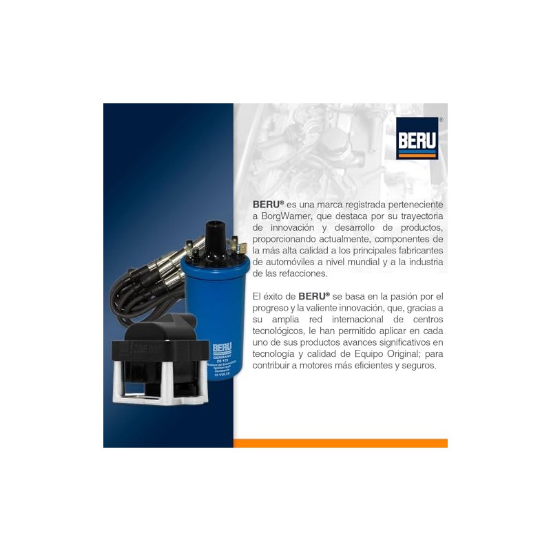 BERU Cables Para Bujías Compatible con FORD RANGER V6 2.9L