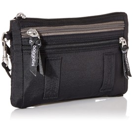 Baggallini Unisex Adult Luggage Only Rfid Currency Organizer Travel Wallet, Black