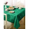 Emma Barclay Damask Rose Tablecloth, Forest Green, 50 x 70