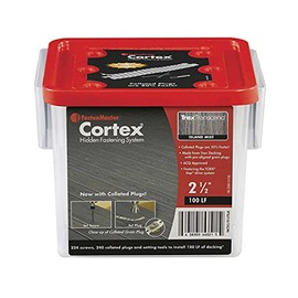 FASTENMASTER Collated Cortex for Trex Transcend Island Mist Decking with 2-1/2 inch Screws for 100 Linear Feet