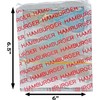 Bits N Things Large Foil Hamburger Printed Bag 6" x