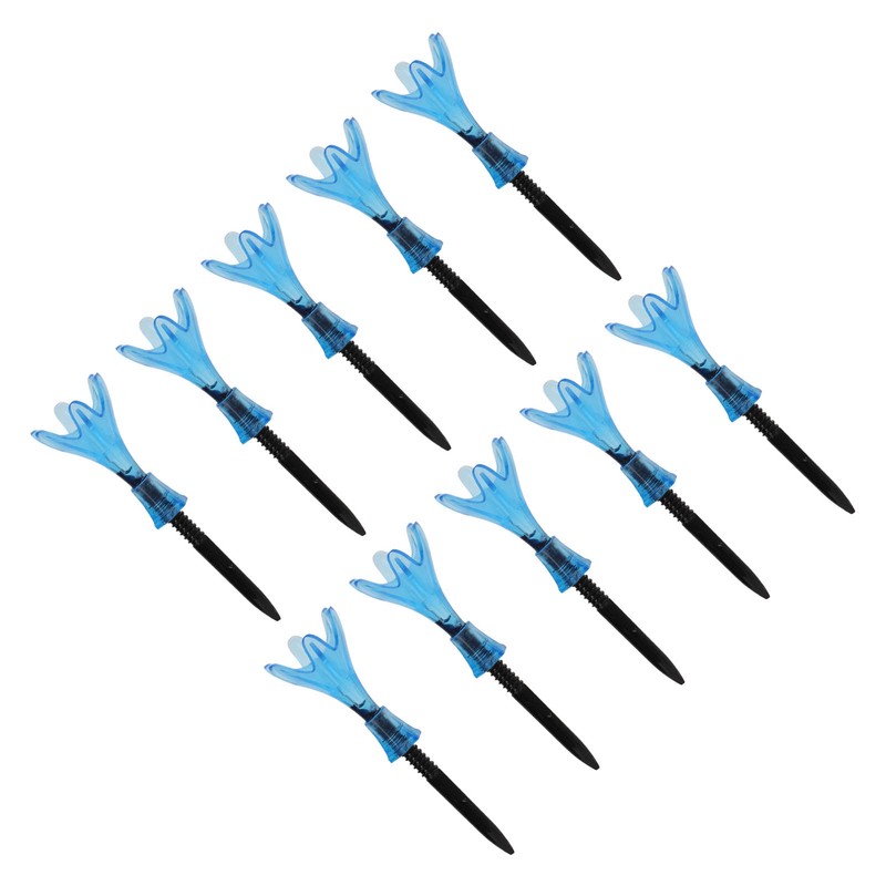 10pcs Plastic Golf Tee Ball Holder Adjustable Height Stable Practice