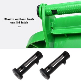 eMagTech 4 x 60mm x 15mm Black Plastic Hinge Pin for Wheelie Bin - Suitable for Home and Commercial Wheelie Bin - 50/80/120/240L