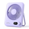WHATOOK Small Desk Fan Personal Fans: 2000mah 10 Hours Battery