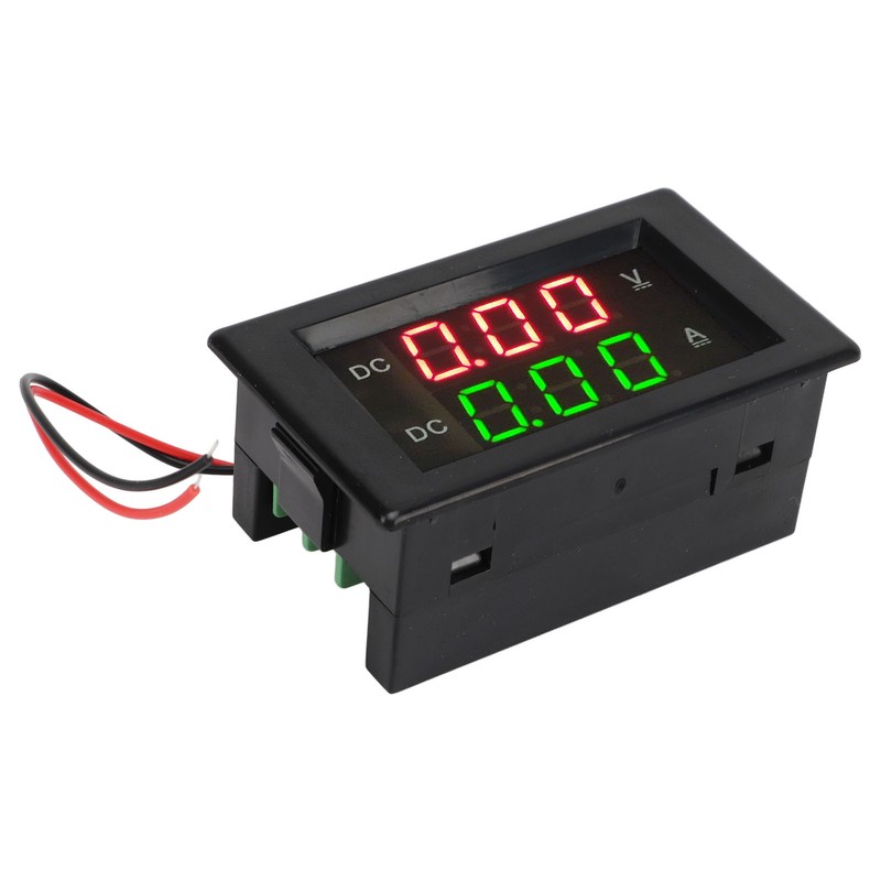 YB4835VA Digital Voltmeter Ammeter DC 600V 100A Decimal Point Automatic