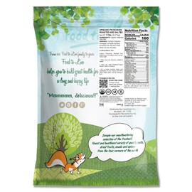 Organic Pistachios, 5 Pounds — In Shell, Dry Roasted with Sea Salt, Non-GMO, Kosher, Vegan, Bulk