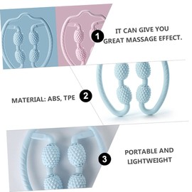 minkissy 1Pc Yoga Leg Massager Roller Stick Portable Handheld Muscle Relaxer for Sports Exercise Promotes Reduces for Yoga