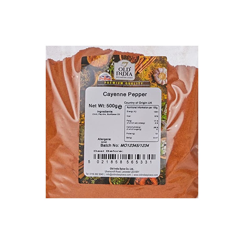 Old India Cayenne Pepper 500 g