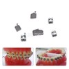 AZDENT Dental Orthodontic Self-Ligating Brackets Braces Roth 022 Hooks 345&Buccal