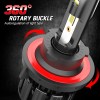 CHUSYYRAY For Ford Flex 2009-2019 White LED Headlight Hi-Lo Beam