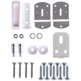 SLIK 08SL009 Wardrobe NO.1 Sliding Door Gear Extra Fittings KIT (SS1), Aluminium