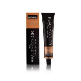 LORVENN BEAUTY COLOR No 7.1  - BLOND ASH. PERMANENT HAIR COLOR. NEW AUTO PROTECTIVE FORMULA WITH KERATIN & ORGANIC OLIVE OIL 70ML