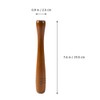 Wooden Cocktail Muddler Ice Crusher: Ice Hammer Mallet Bar Tool