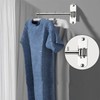 KRISFD Stainless Steel Coat Hook, Wall Clothes Rack, Foldable Towel