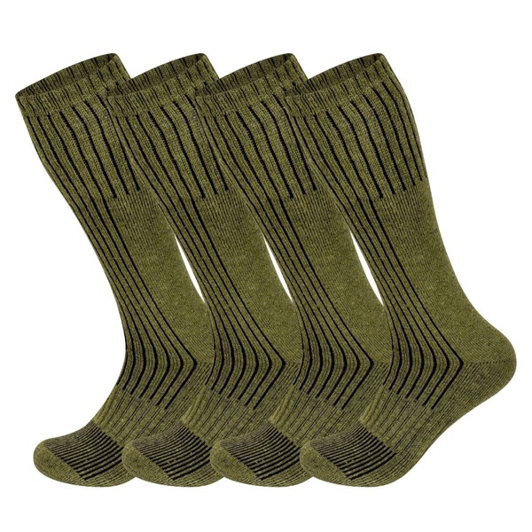 1 Pair-Men's Long Military Combat Crew Boot Socks Army Combat