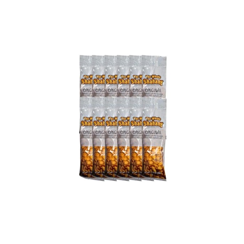 The Whole Shabang Original Flavor Peanuts, 12 Pack, 1.75 oz
