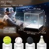 Huijintao Softball Display Case with RGBW LED Light, Acrylic Display