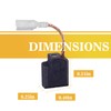 10 Pack 650916-01 Replacement Electric Motor Carbon Brushes Compatible with