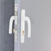 Versatile Storm Door Handle with Lock Durable Aluminum Alloy Entry