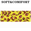 Vovii Women's Football Print Wide Headband Athletic Yellow Elastic Hair
