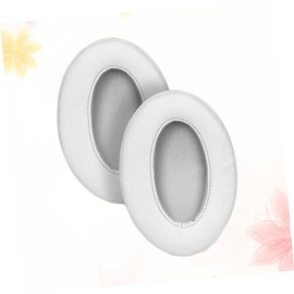 Gatuida 2pcs Pu Leather Ear Pads for Headphones Soft Sponge Cushion Headband Cover Noise-Blocking Replacement Earmuffs for