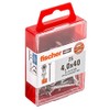 Fischer 657464 4.0 x 40 mm A2 TG PZ"Power-Fast" Countersunk