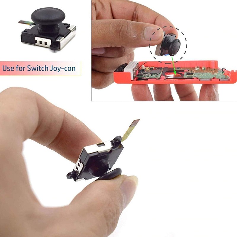 HUAZIZ 6 Stück Joystick Ersatz, 3D Analog Joysticks Rocker Links/rechts