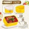 Nuogo 8 Pcs 1 Cup Silicone Freezer Containers with Lid