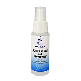 Marnex Screen Clean & Protectant, 2oz Travel Spray Bottle - Microfiber Cloth Included