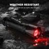 RECHOO Red Light Flashlight, High-Powered 3 Modes Red LED Rechargeable