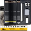 ARTISANAL STUDIO Drawing Pencils, (12B to 4H) 10 Graphite Sketching