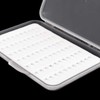 ANCLLO Super Large Capacity Slim Foam Fly Boxes Clear Lid