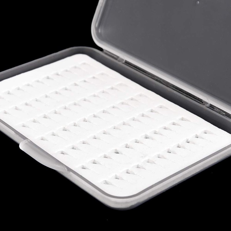 ANCLLO Super Large Capacity Slim Foam Fly Boxes Clear Lid