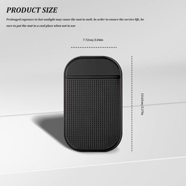 QZTYTY 5PCS Car Dashboard Non Slip Mat, Dash Pads for Cars, Multifunctional Vehicle Dash Strong Gripping Pad, Car Interior Accessories Dashboard Sticky Pad for Cell Phone Keys Glass Mirrors GPS Coins