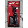 Husky Black Folding Utility Knife Lock-Back Textured Grip 10 Blades