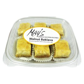 May's Middle Eastern Signature Pastries Walnut Baklava, 12 Piece