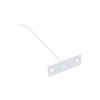 MY MIRONEY 10PCS 5.51" White Board Mounted Hook Heavy Duty