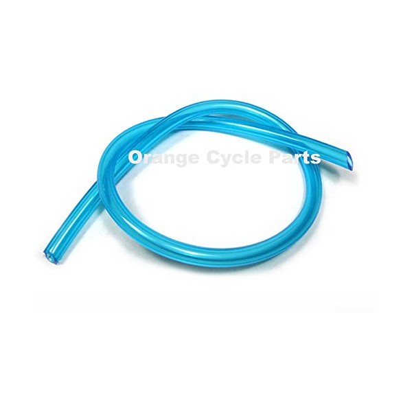 Orange Cycle Parts Blue Polyurethane Fuel Line 1/4" 10' Roll