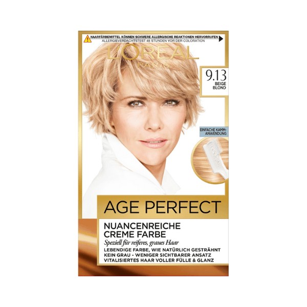L’ORÉAL PARIS EXCELLENCE CREME Haarfarbe Age Perfect 9.13 Beige Blond 1 St