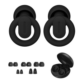 Ear Plugs for Sleeping Noise Cancelling, Reusable Earplugs for Noise Reduction, Soft Silicone Hearing Protection Ear Plugs for Sleep, Work, Noise Sensitivity, Study, Snoring, Concert 30-35dB