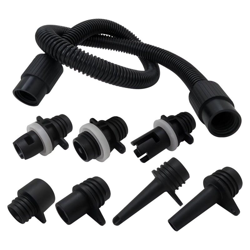 Qblahip Air Hose Kit Includes Air Pump Hose 7 Nozzles