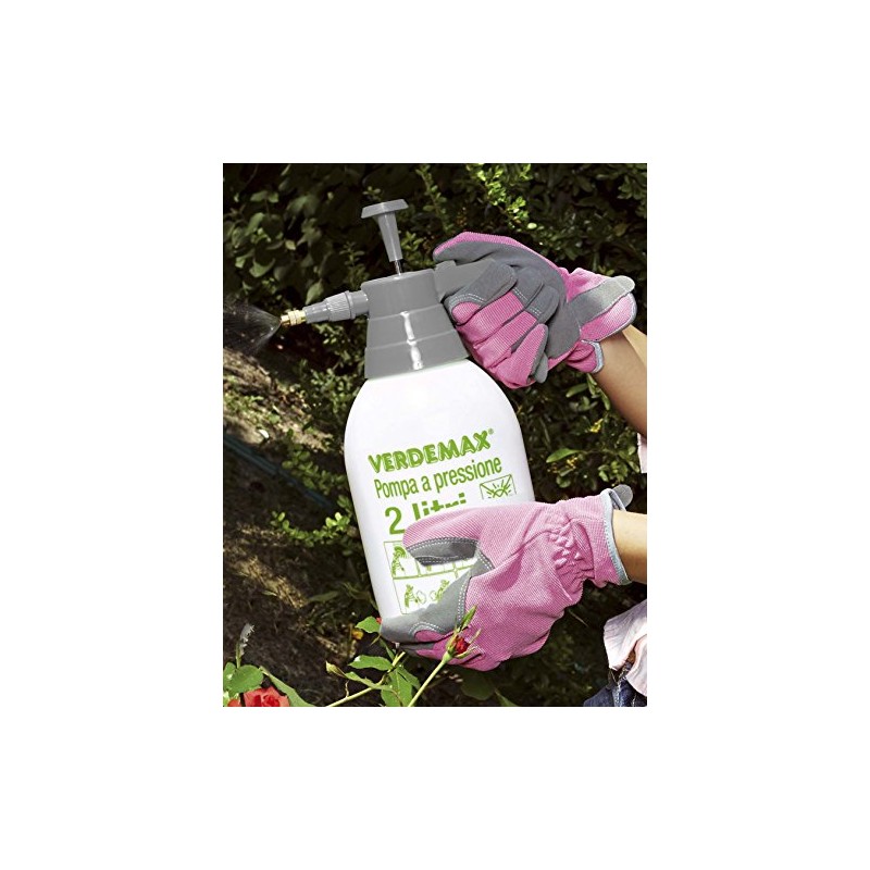 VERDEMAX Women's 4972 Professional Garden Gloves (Size S), Pink, 27cm15cm2cm
