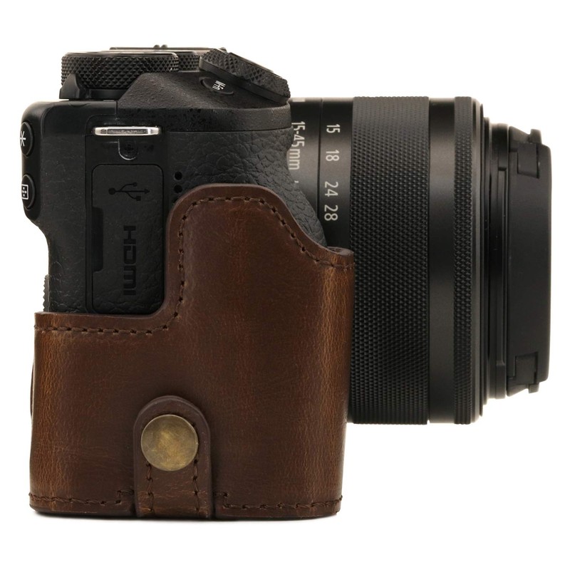 Megagear MG1751 Ever Ready Leather Camera Case Compatible with Canon