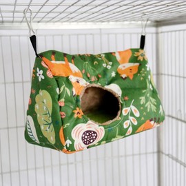 Emoi Bed Parakeet, Toy, Birds Sleeping Triangular Bed, Thermal Bird Tent, Small Animals, Hammock, Middle Hole, Hanging Fumbles, Toy, Fluffy, Plush, Birdnest, Small Animals, House, Winter, Tunnel,