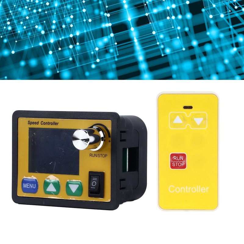 Wireless Remote Motor Speed Controller Color Screen Cycle Start and