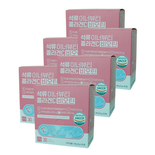 [On Sale] Pomegranate Collagen Vitamin C Biotin 30 packets x 6 / [온세일]석류 콜라겐 비타민C 비오틴 30포 x 6개